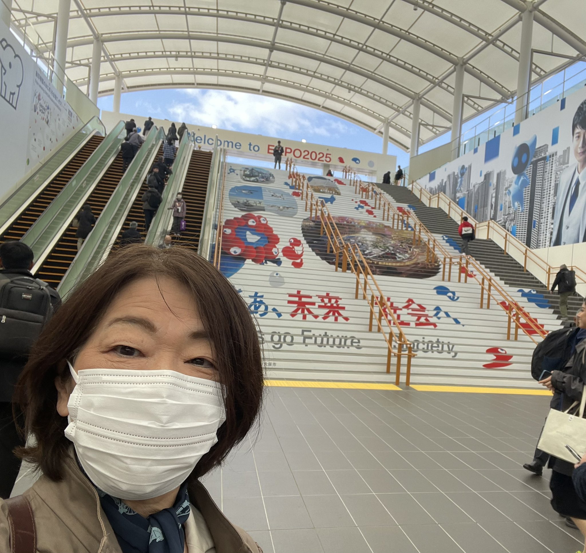 テストランで夢洲へ行ってきました!